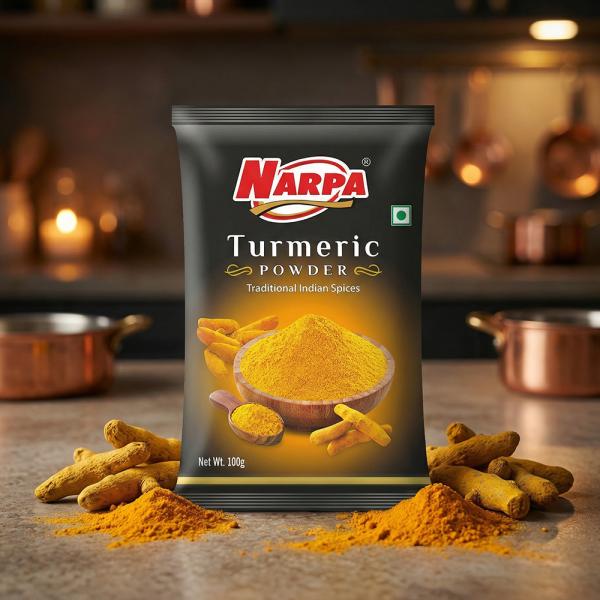 Narpa Haldi Pouch 100gm