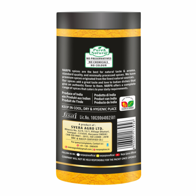 Haldi Powder Jar 500 g