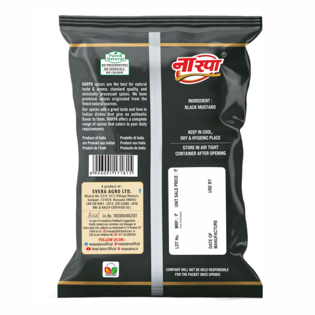 Sarson Kali (Black Mustard) 