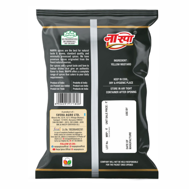 Sarson Pili (Yellow Mustard)